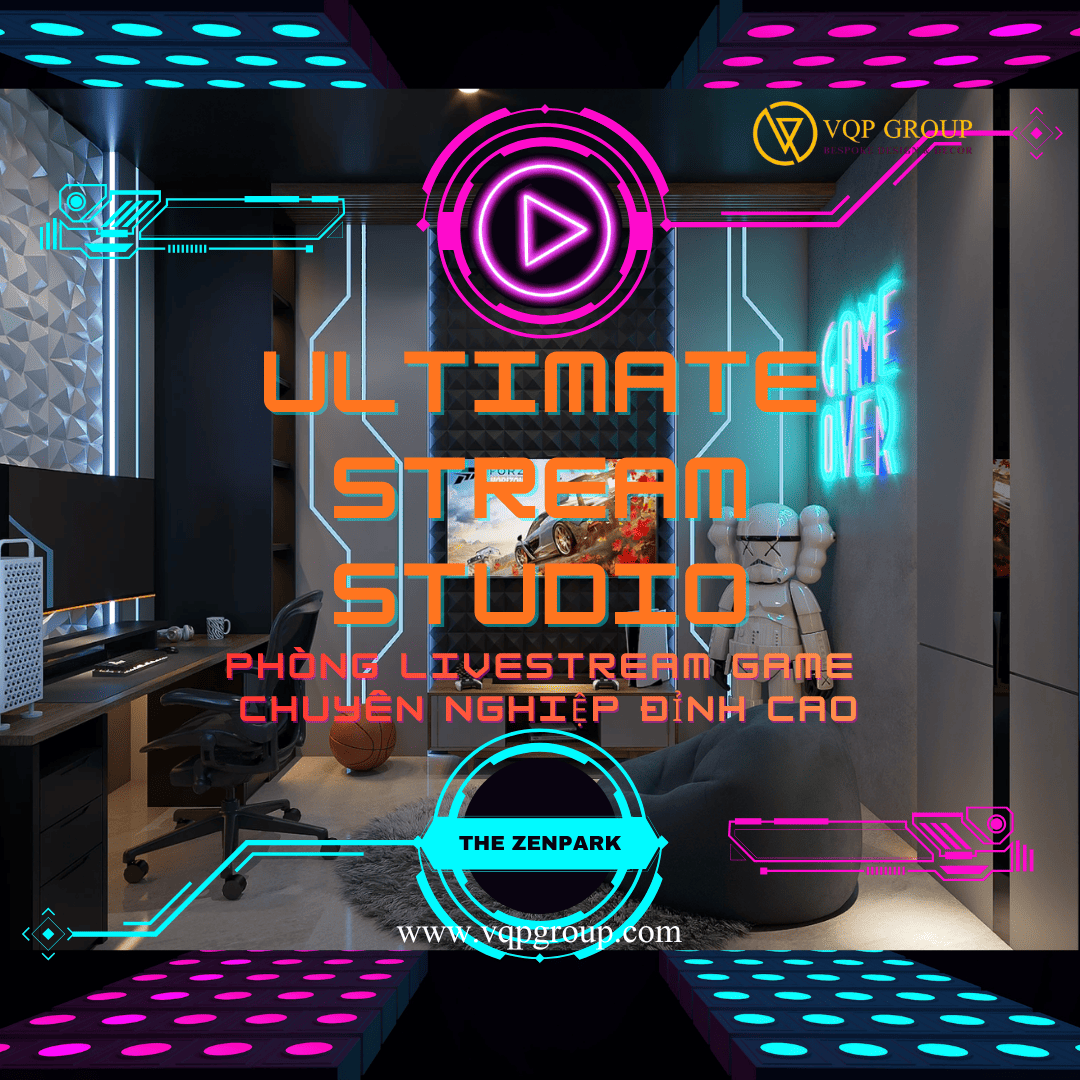 Thi Công Ultimate Stream Studio Tại The Zenpark - Vinhomes Ocean Park: Đẳng Cấp Livestream 4.0