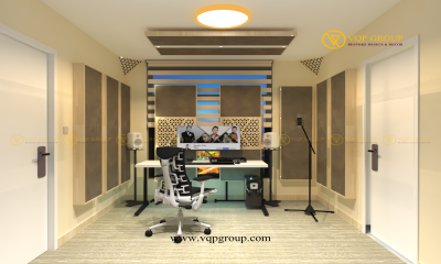 VQP GROUP HOÀN THIỆN PHÒNG THU GIA ĐÌNH ĐẲNG CẤP CHO CA SĨ QUÁCH MAI THI - TUẤN NGỌC!