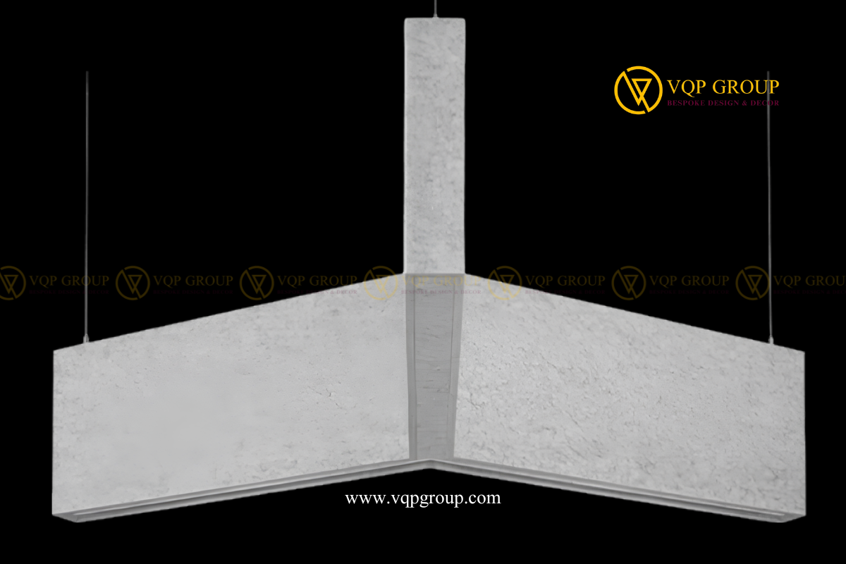 ĐÈN TREO TIÊU ÂM PET ACOUSTIC – CỤM PET CHỮ Y CHIẾU LÊN | VQP-PET-C028