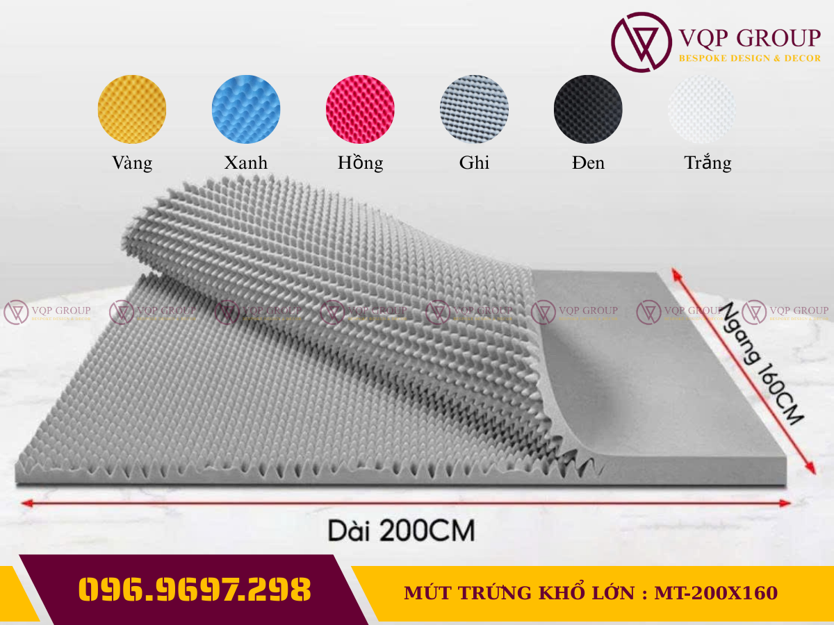Mút trứng khổ lớn 200x160