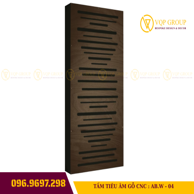 TẤM TIÊU ÂM GỖ CNC CAO CẤP AB.W - 04