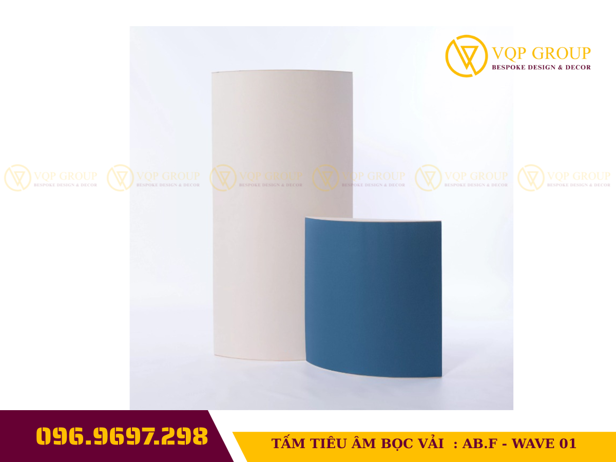 TẤM TIÊU ÂM BỌC VẢI DẠNG SÓNG AB.F-WAVE 01