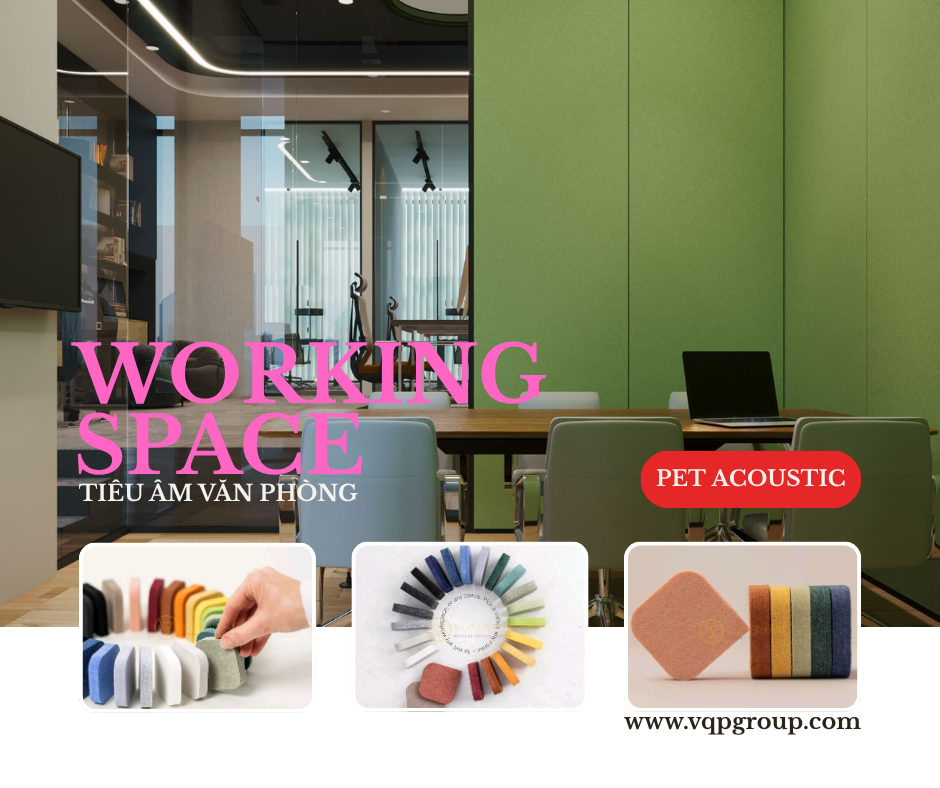 Thiết Kế Văn Phòng Hiện Đại: Giải Pháp Tiêu Âm Working Space Sáng Tạo