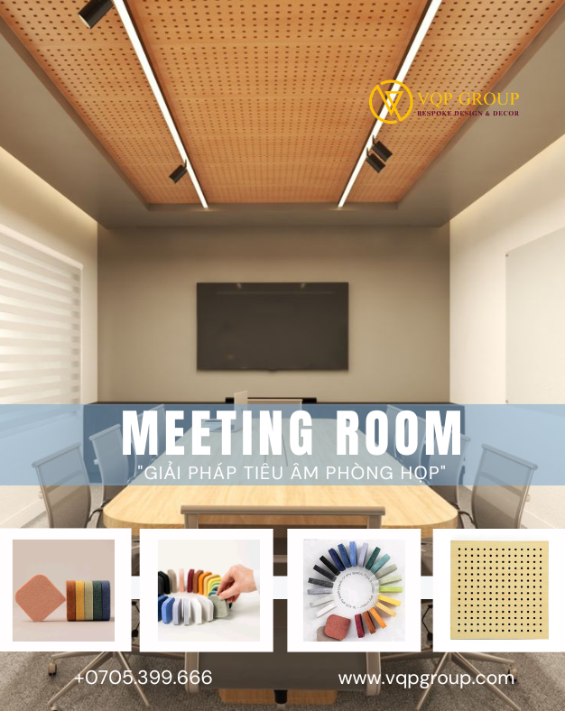 Giải Pháp Tiêu Âm Phòng Họp Hiện Đại: Sự Kết Hợp Hoàn Hảo Giữa Thẩm Mỹ Và Công Năng