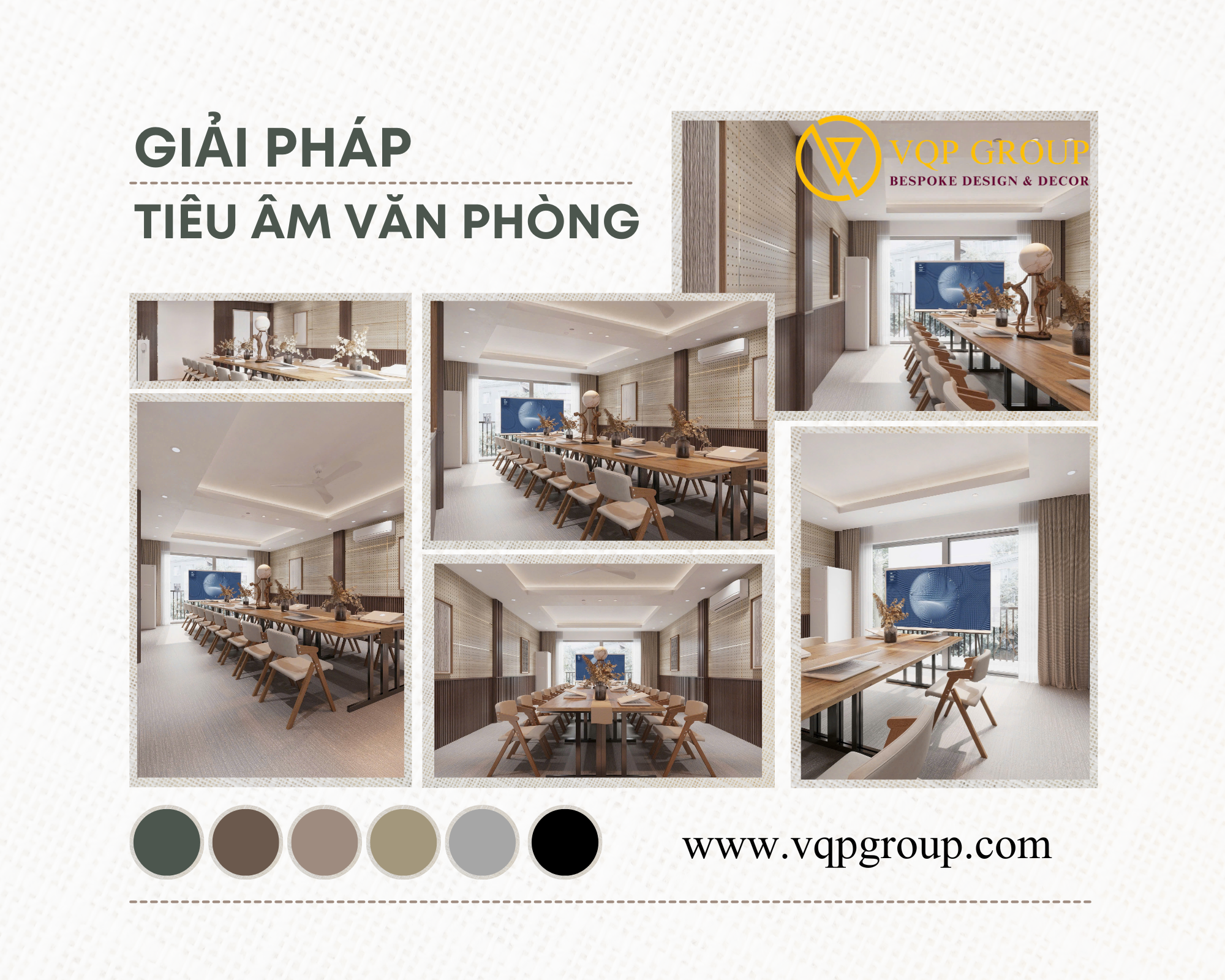 Giải Pháp Tiêu Âm Văn Phòng Cao Cấp: Sang Trọng Và Hiệu Quả Với Gỗ Đục Lỗ