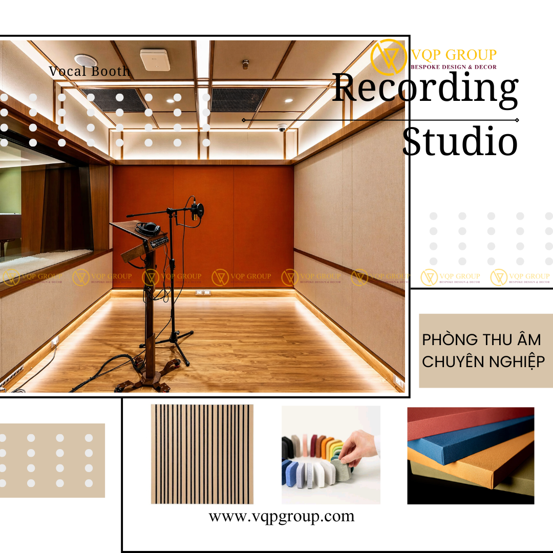 Thiết Kế Và Thi Công Phòng Thu ÂM (Recording Studio) Chuẩn Chuyên Nghiệp