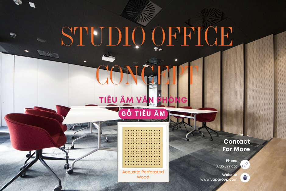 Tấm Tiêu Âm Gỗ Đục Lỗ: Giải Pháp Vàng Cho Không Gian Văn Phòng Hiện Đại