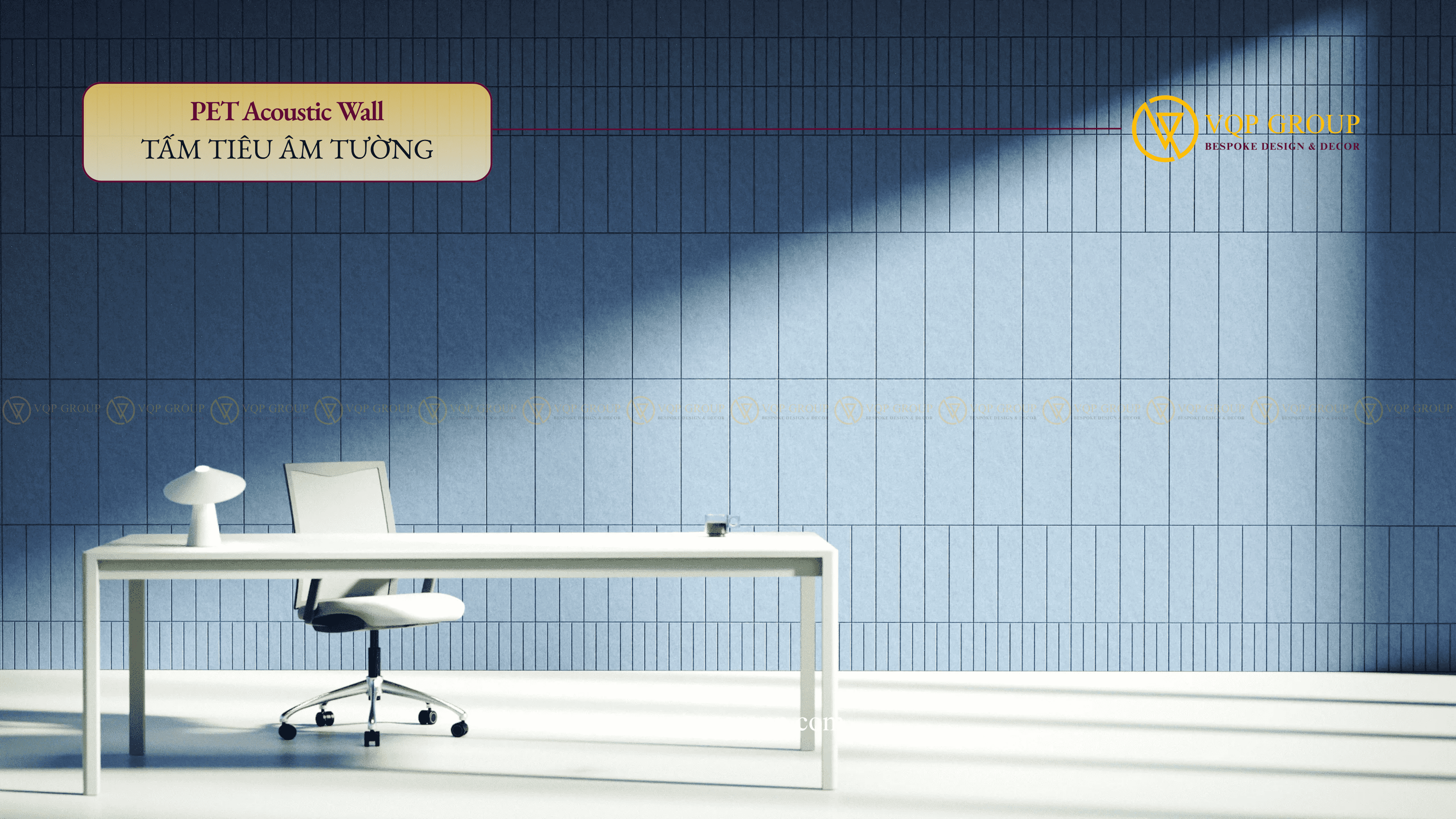 TẤM ỐP TƯỜNG TIÊU ÂM FADE – PET ACOUSTIC WALL PANEL HIỆU ỨNG CHUYỂN NHỊP