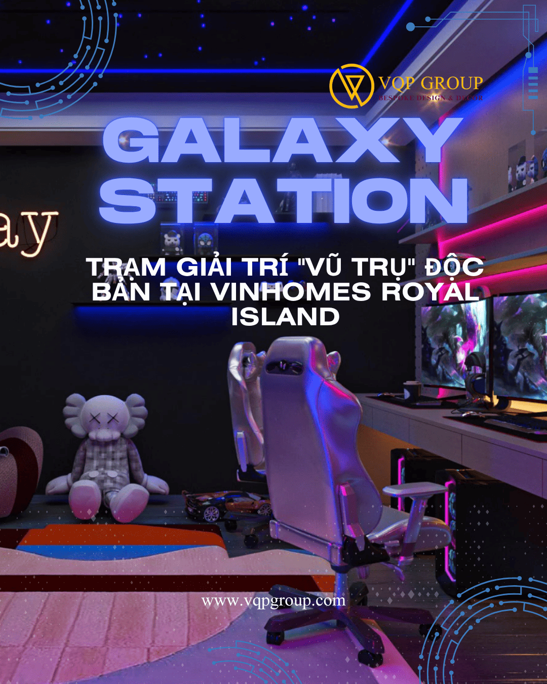 Vinhomes Royal Island: Khám Phá Galaxy Station – Trạm Giải Trí "Vũ Trụ" Độc Bản
