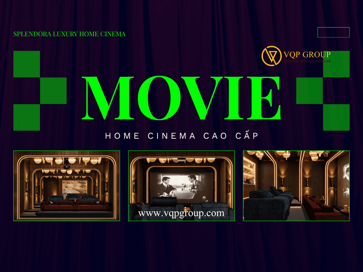 HOME CINEMA CAO CẤP – BIỆT THỰ SPLENDORA BẮC AN KHÁNH, HÀ NỘI | THIẾT KẾ PHÒNG CHIẾU PHIM & GIẢI TRÍ GIA ĐÌNH