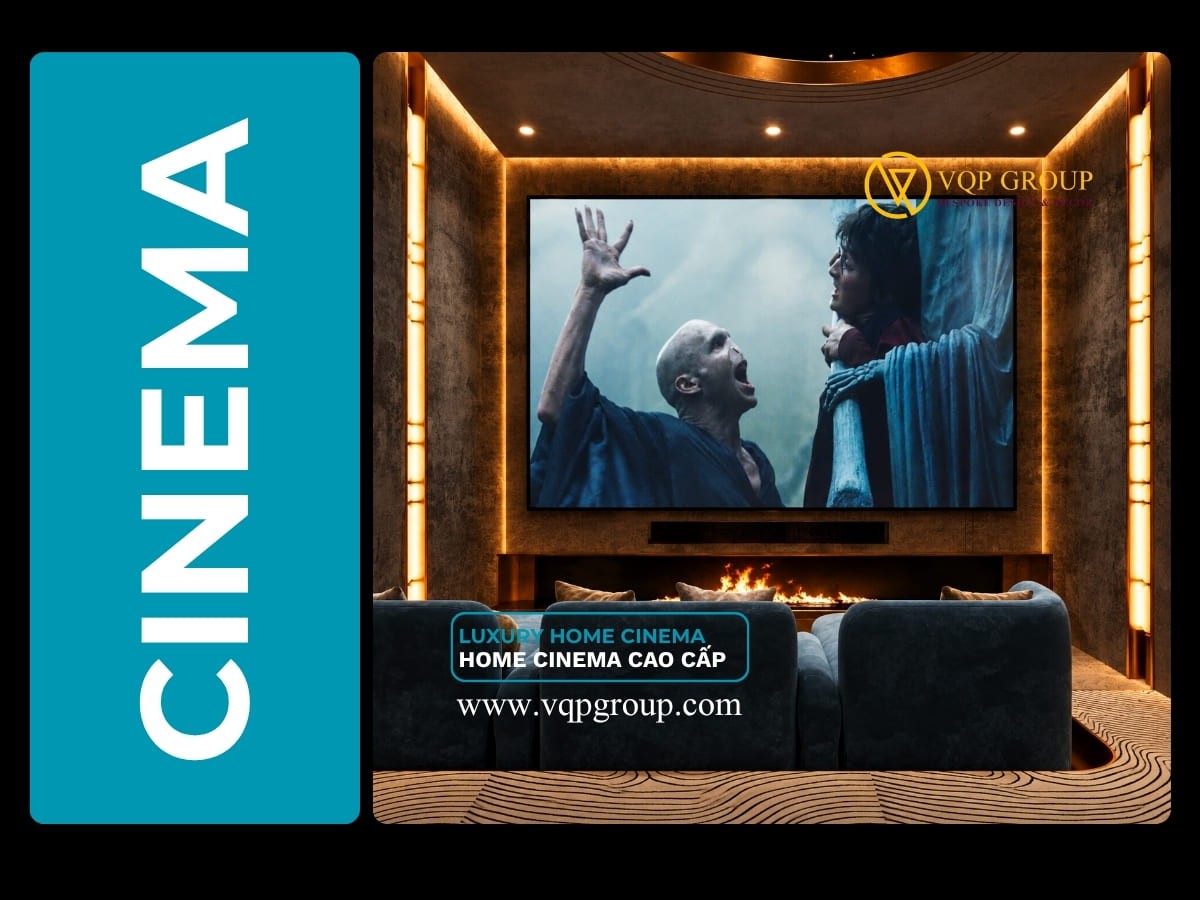 HOME CINEMA CAO CẤP – BIỆT THỰ VINHOMES RIVERSIDE THE HARMONY, LONG BIÊN | THIẾT KẾ PHÒNG CHIẾU PHIM & GIẢI TRÍ GIA ĐÌNH