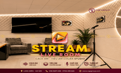 Thiết Kế Thi Công Stream Live Room Long Biên Hà Nội – Cách Âm Tiêu Âm Chuẩn Studio Cho Livestream