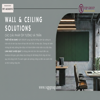 PET ACOUSTIC WALL -TẤM ỐP TƯỜNG TIÊU ÂM - ĐỈNH CAO XỬ LÝ TẠP ÂM & TRANG TRÍ NỘI THẤT