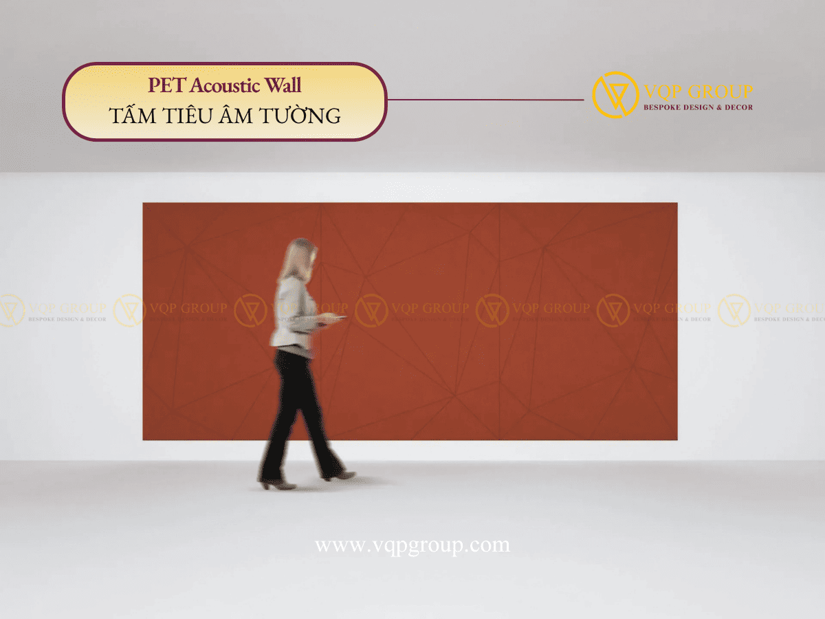 TẤM TƯỜNG PET HÌNH HỌC ĐA DIỆN VQP-PET-W024 – PET ACOUSTIC WALL VỚI HỆ NÉT ĐA GIÁC HIỆN ĐẠI