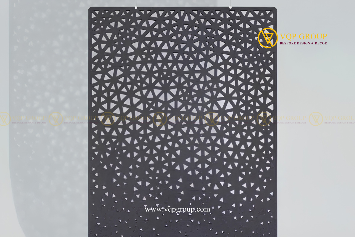 VÁCH NGĂN PHÒNG TIÊU ÂM PET ACOUSTIC – ROOM DIVIDERS | VÁCH PET TREO LƯỚI TAM GIÁC – VQP-PET-R005