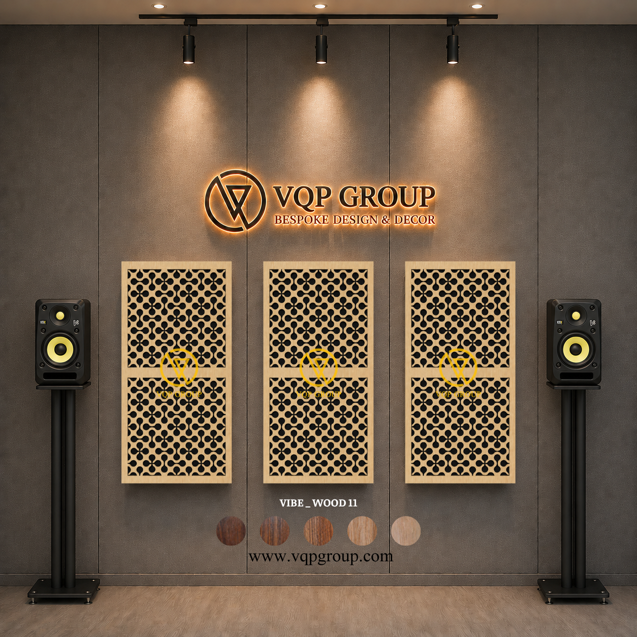 TẤM TIÊU ÂM GỖ CNC - VIBE _ WOOD  11