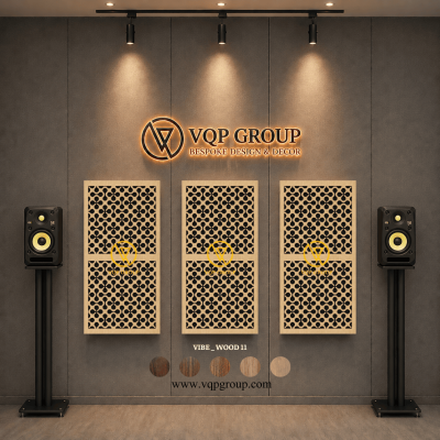 TẤM TIÊU ÂM GỖ CNC - VIBE _ WOOD  11