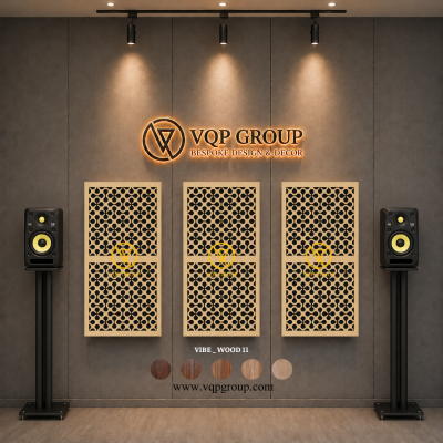 TẤM TIÊU ÂM GỖ CNC - VIBE _ WOOD  11