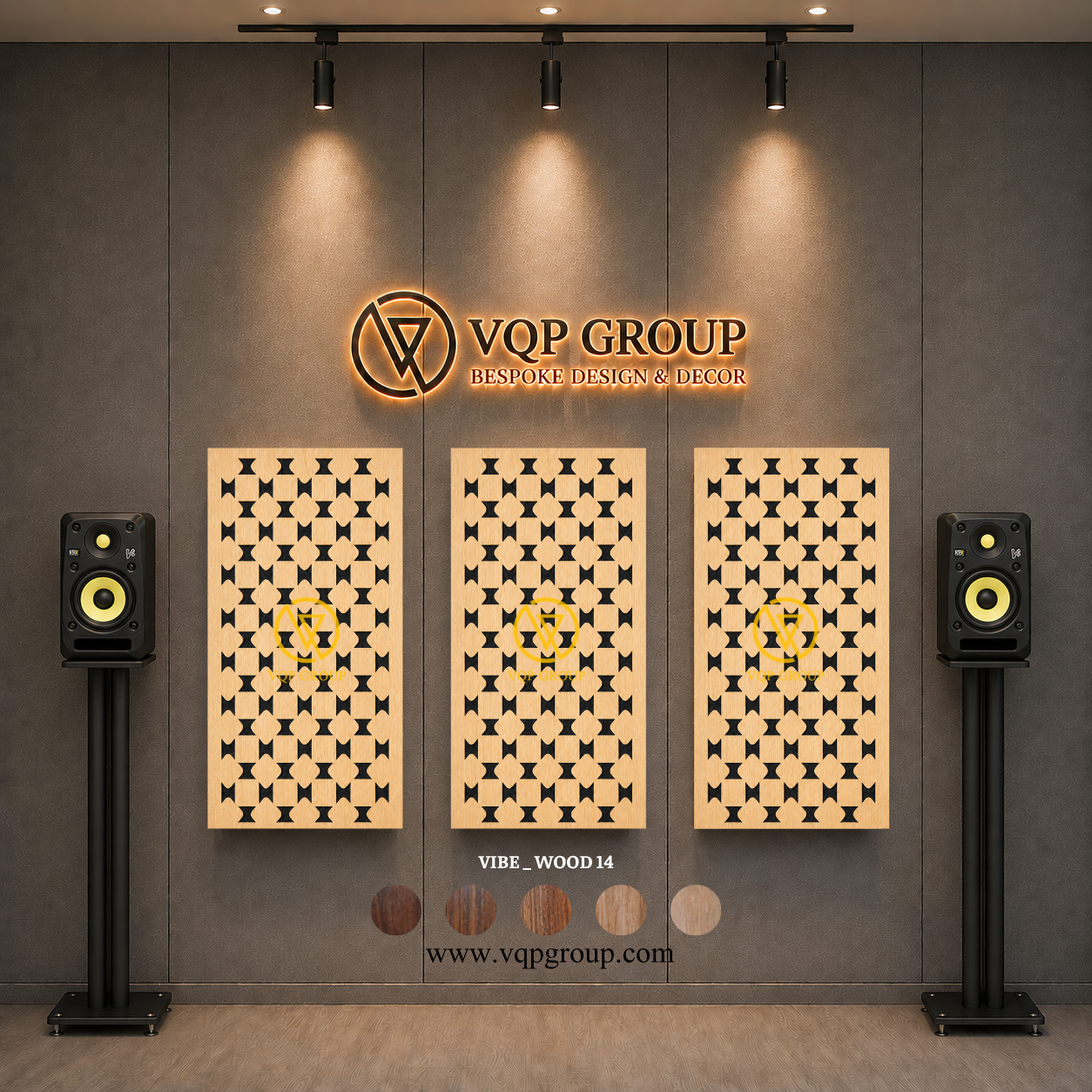 TẤM TIÊU ÂM GỖ CNC - VIBE _ WOOD  14