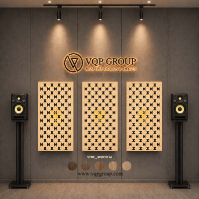 TẤM TIÊU ÂM GỖ CNC - VIBE _ WOOD  14