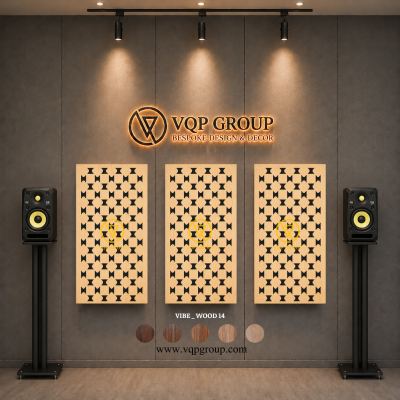 TẤM TIÊU ÂM GỖ CNC - VIBE _ WOOD  14