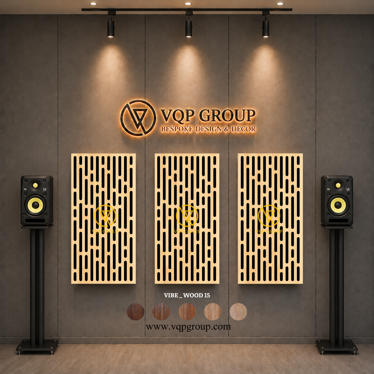 TẤM TIÊU ÂM GỖ CNC - VIBE _ WOOD  15