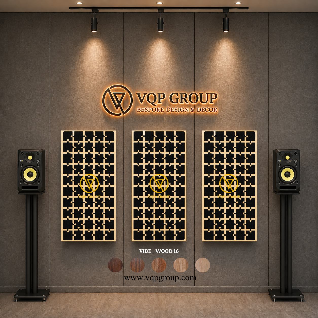 TẤM TIÊU ÂM GỖ CNC - VIBE _ WOOD  16
