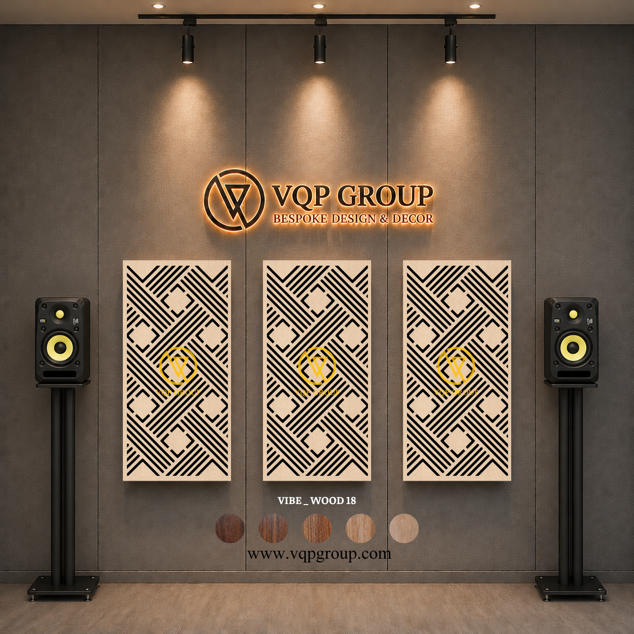 TẤM TIÊU ÂM GỖ CNC - VIBE _ WOOD  18