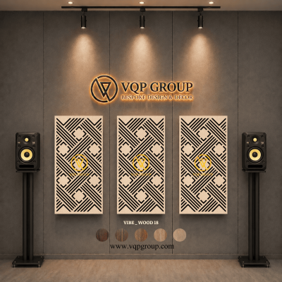 TẤM TIÊU ÂM GỖ CNC - VIBE _ WOOD  18