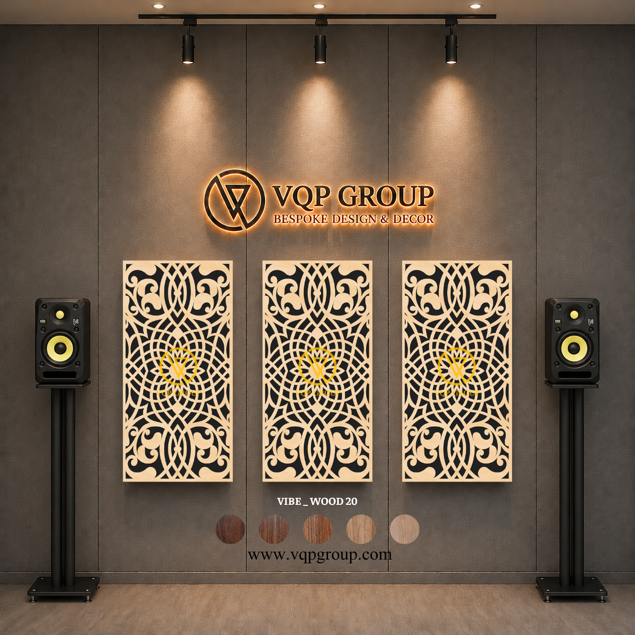 TẤM TIÊU ÂM GỖ CNC - VIBE _ WOOD  20