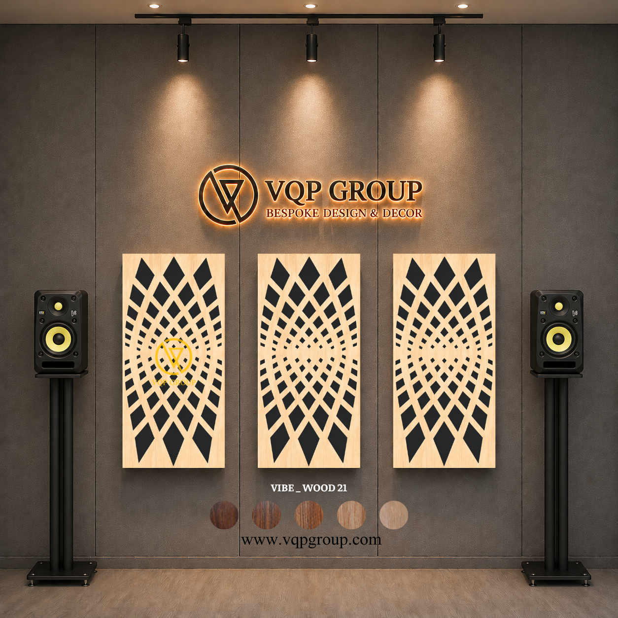 TẤM TIÊU ÂM GỖ CNC - VIBE _ WOOD  21