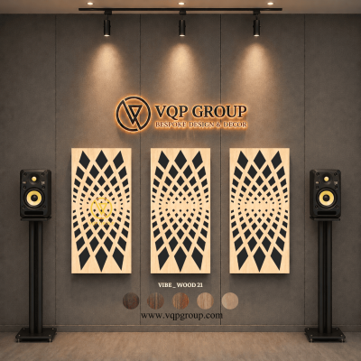 TẤM TIÊU ÂM GỖ CNC - VIBE _ WOOD  21