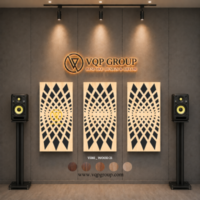 TẤM TIÊU ÂM GỖ CNC - VIBE _ WOOD  21