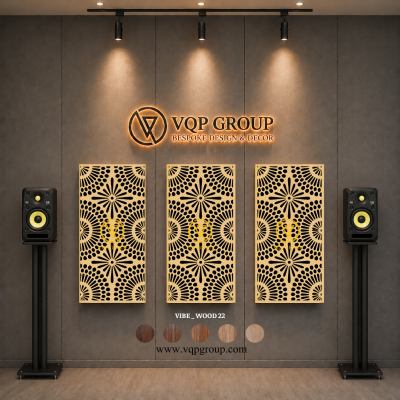 TẤM TIÊU ÂM GỖ CNC - VIBE _ WOOD  22