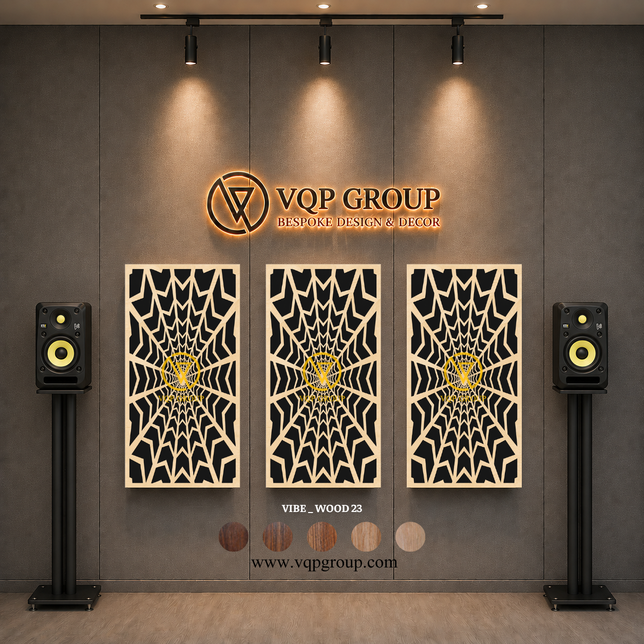 TẤM TIÊU ÂM GỖ CNC - VIBE _ WOOD  23