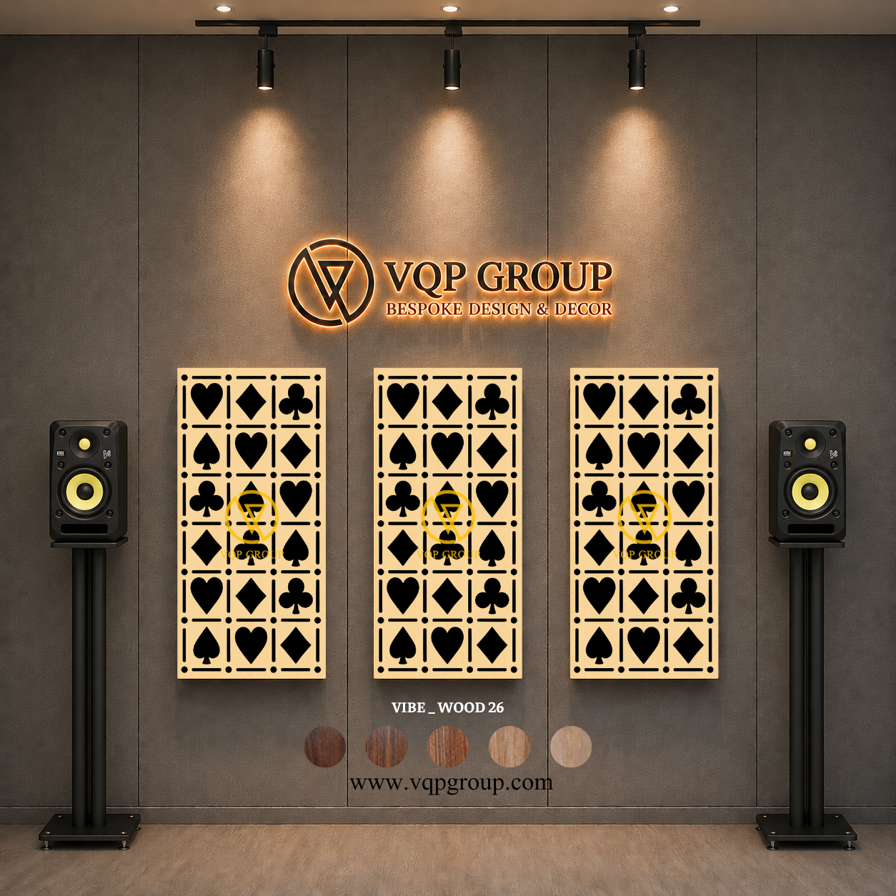 TẤM TIÊU ÂM GỖ CNC - VIBE _ WOOD  26