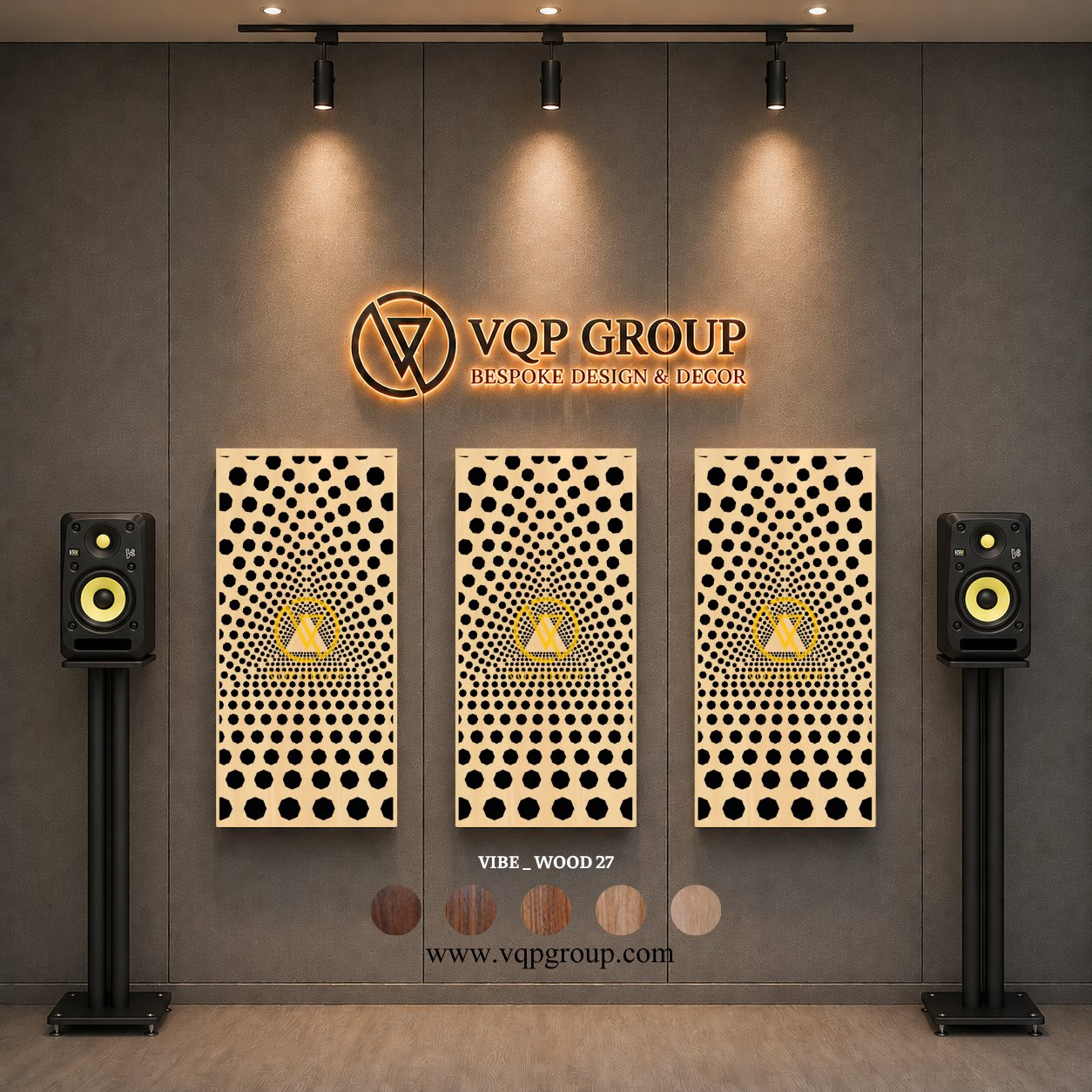 TẤM TIÊU ÂM GỖ CNC - VIBE _ WOOD  27
