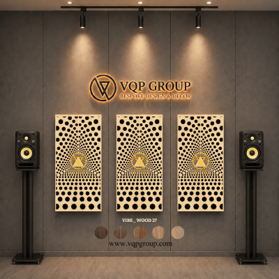 TẤM TIÊU ÂM GỖ CNC - VIBE _ WOOD  27