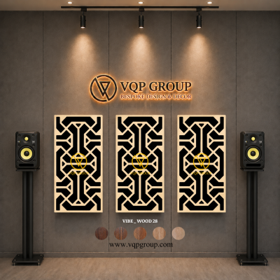 TẤM TIÊU ÂM GỖ CNC - VIBE _ WOOD  28