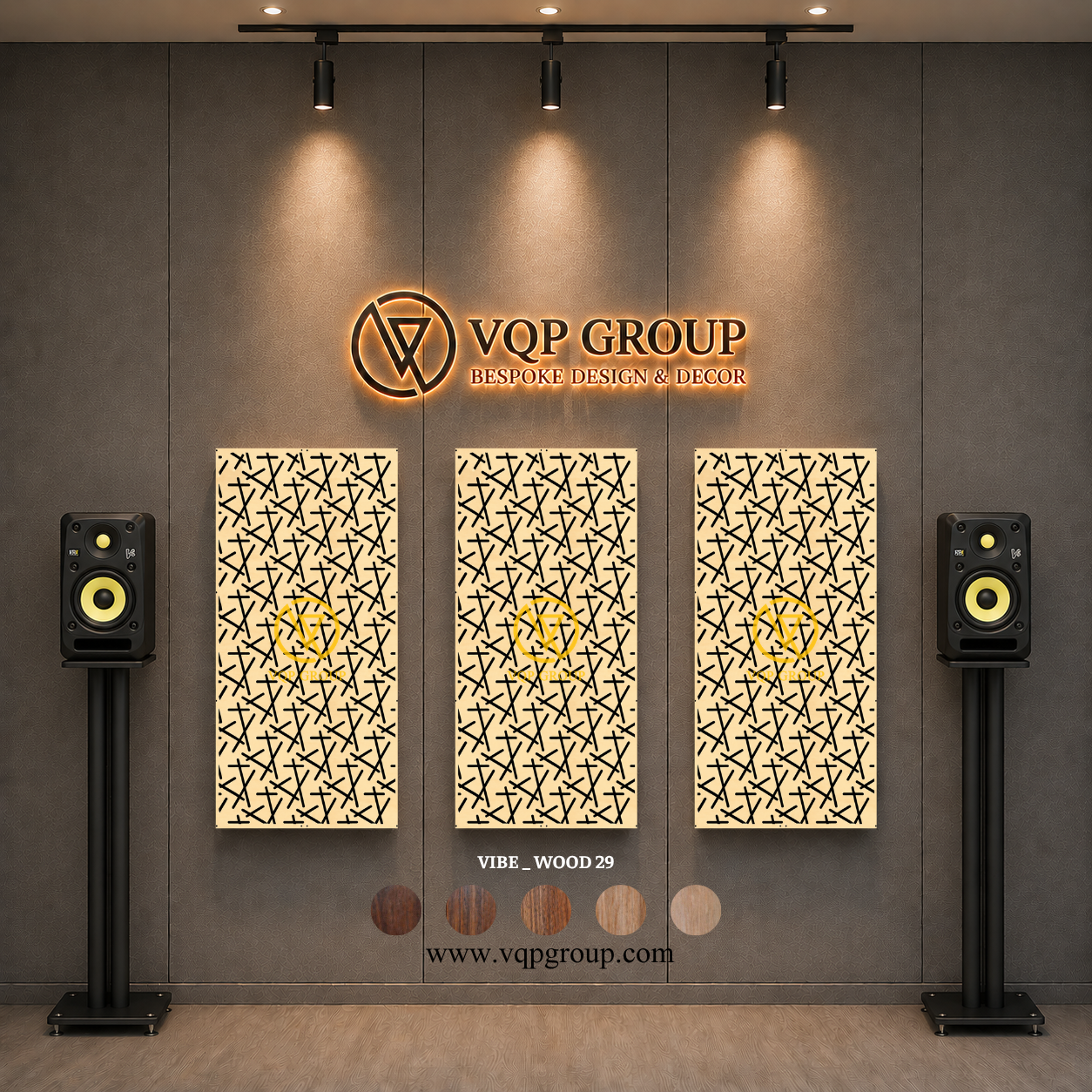 TẤM TIÊU ÂM GỖ CNC - VIBE _ WOOD 29