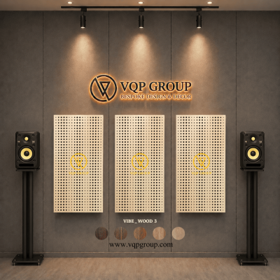 TẤM TIÊU ÂM GỖ CNC - VIBE _ WOOD  3