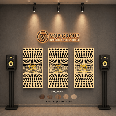 TẤM TIÊU ÂM GỖ CNC - VIBE _ WOOD  32