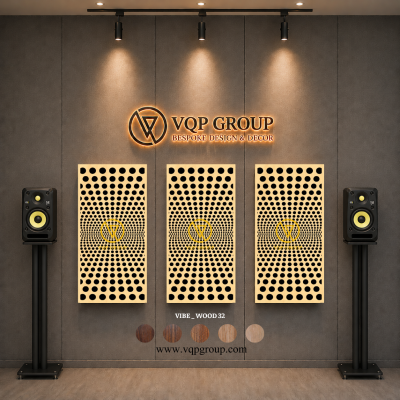 TẤM TIÊU ÂM GỖ CNC - VIBE _ WOOD  32