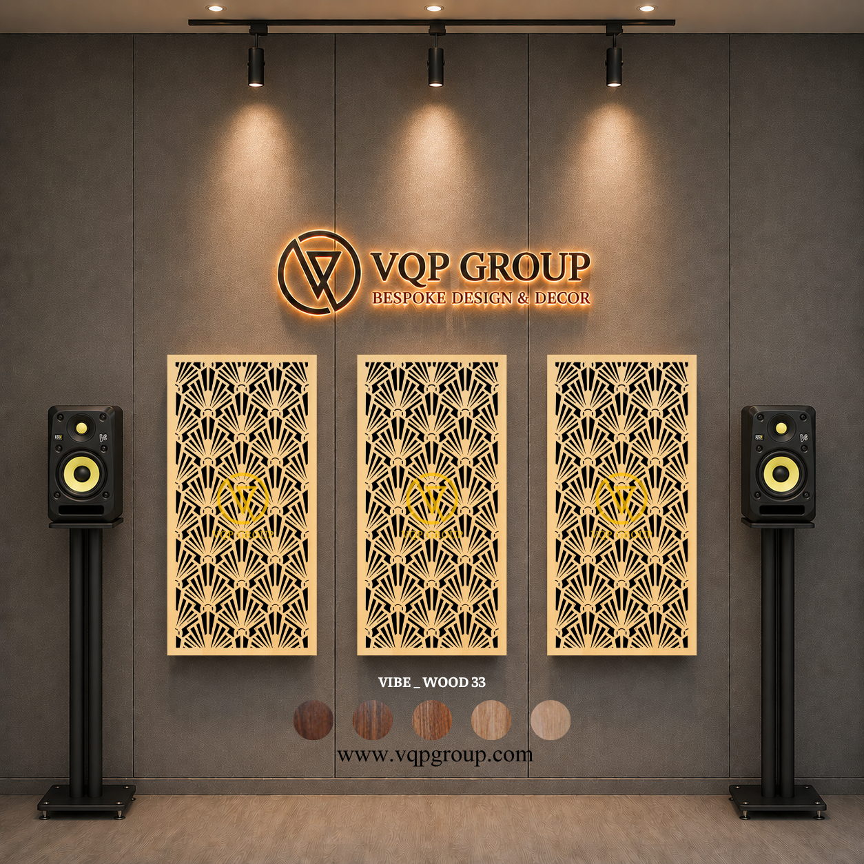 TẤM TIÊU ÂM GỖ CNC - VIBE _ WOOD  33