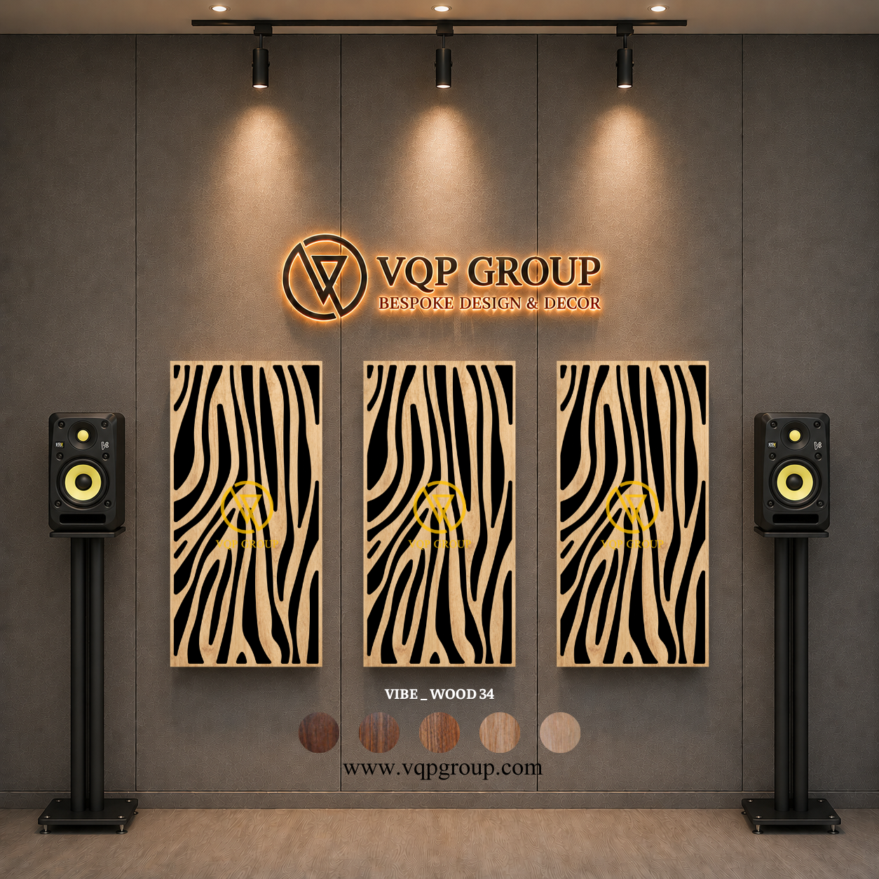 TẤM TIÊU ÂM GỖ CNC - VIBE _ WOOD  34