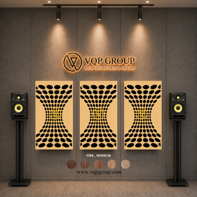TẤM TIÊU ÂM GỖ CNC - VIBE _ WOOD  36
