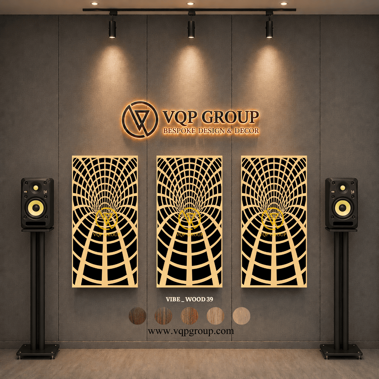 TẤM TIÊU ÂM GỖ CNC - VIBE _ WOOD  39