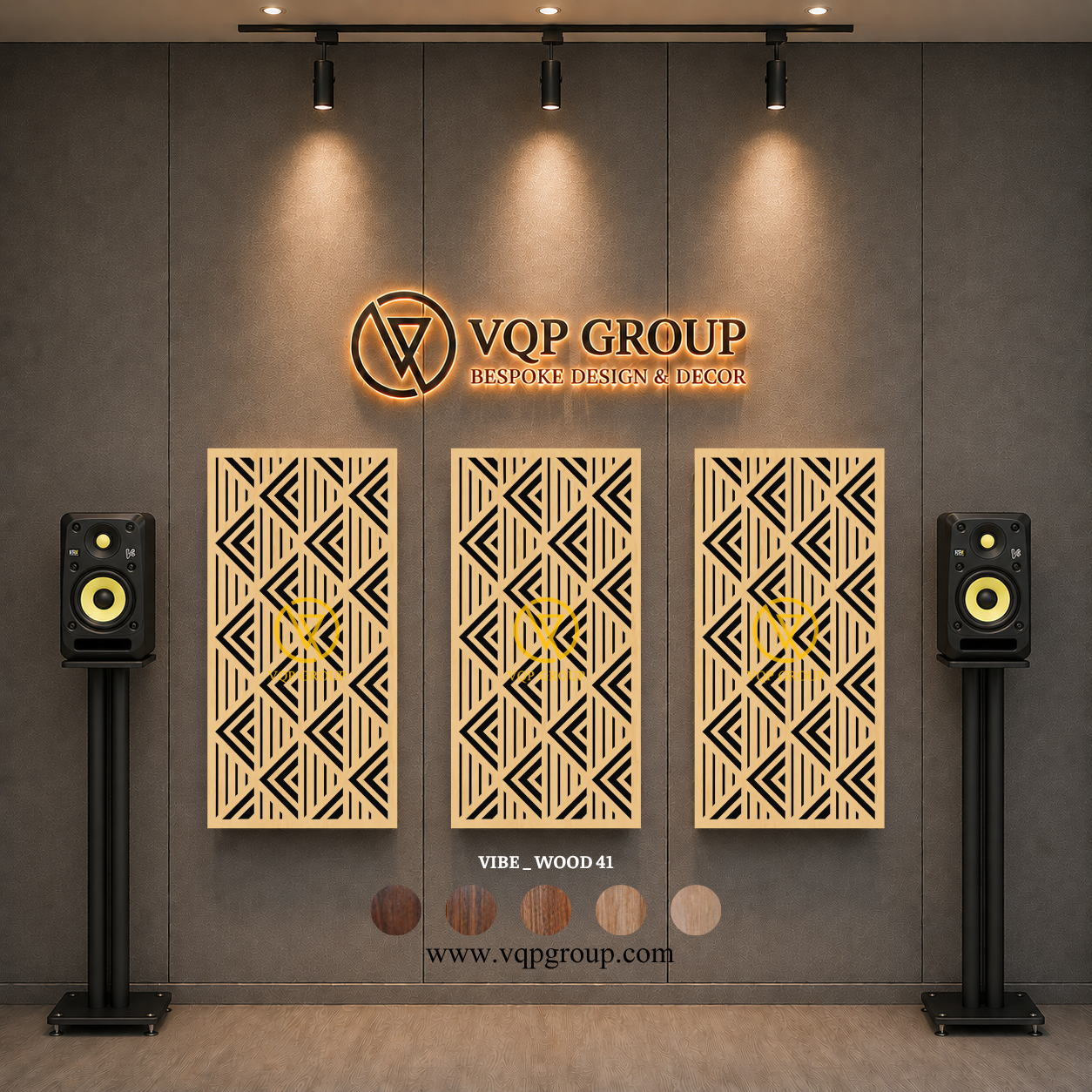 TẤM TIÊU ÂM GỖ CNC - VIBE _ WOOD  41