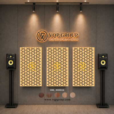 TẤM TIÊU ÂM GỖ CNC - VIBE _ WOOD  42
