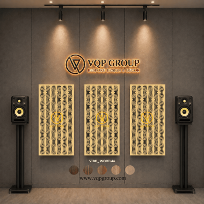 TẤM TIÊU ÂM GỖ CNC - VIBE _ WOOD 44